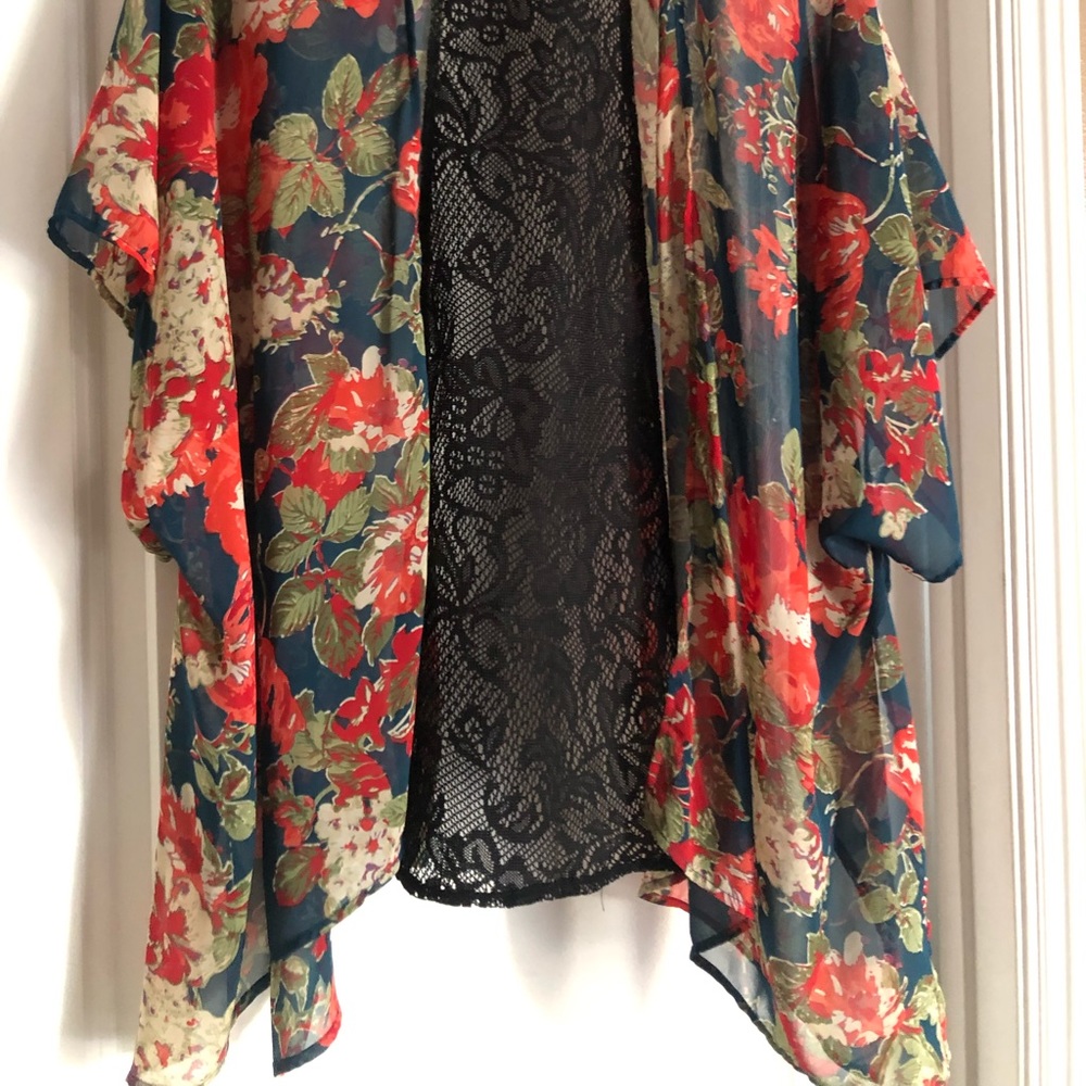 Floral coverall